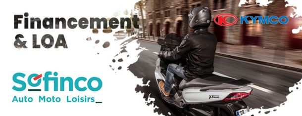 Bannière financement scooter kymco